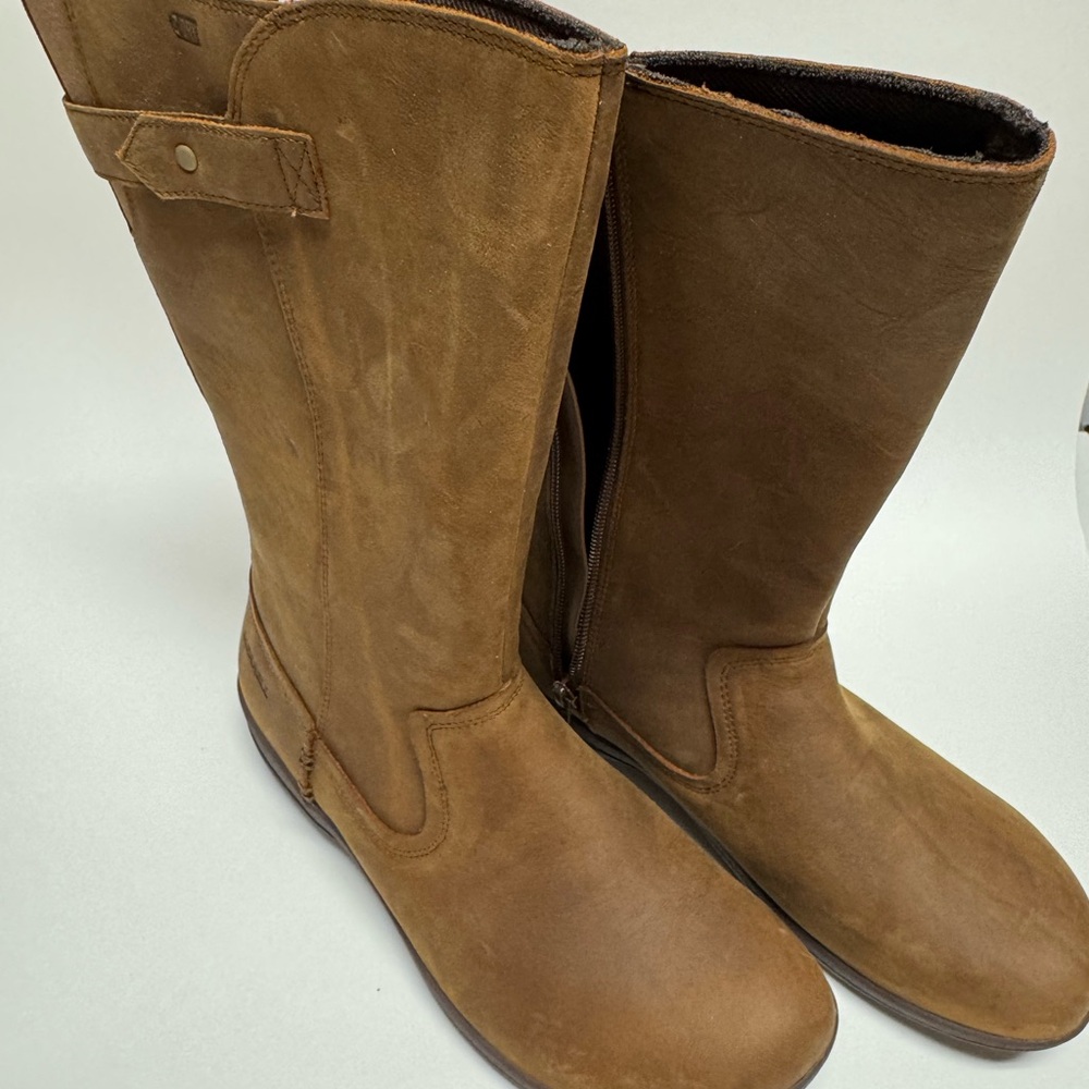 Brown Leather Women's Boots
